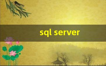 sql server服务管理器